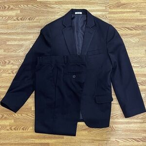 Boys Calvin Klein Black Suit - Size 10